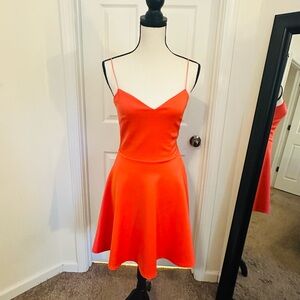 ASOS Orange Spaghetti Strap Dress